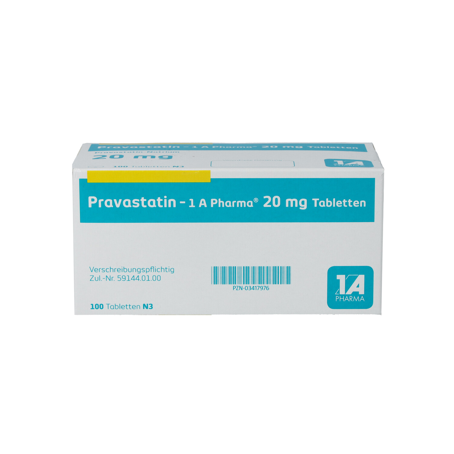 PRAVASTATIN-1A Pharma 20 mg Tabletten
