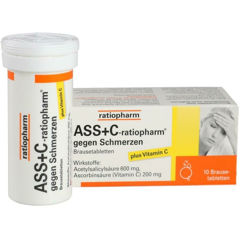 ASS + C-ratiopharm gegen Schmerzen Brausetabletten