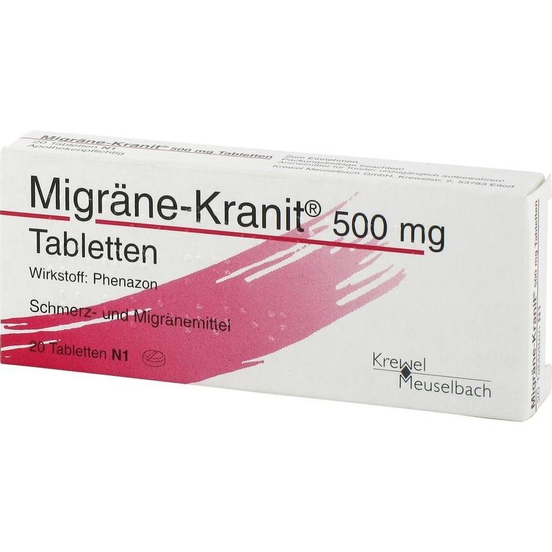 MIGRÄNE KRANIT 500 mg Tabletten