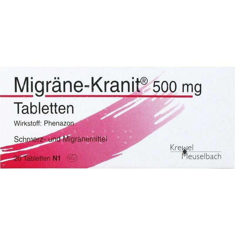 MIGRÄNE KRANIT 500 mg Tabletten