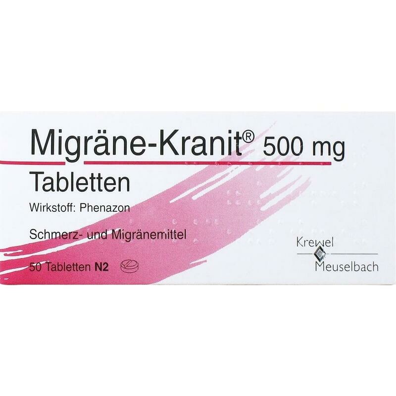 MIGRÄNE KRANIT 500 mg Tabletten