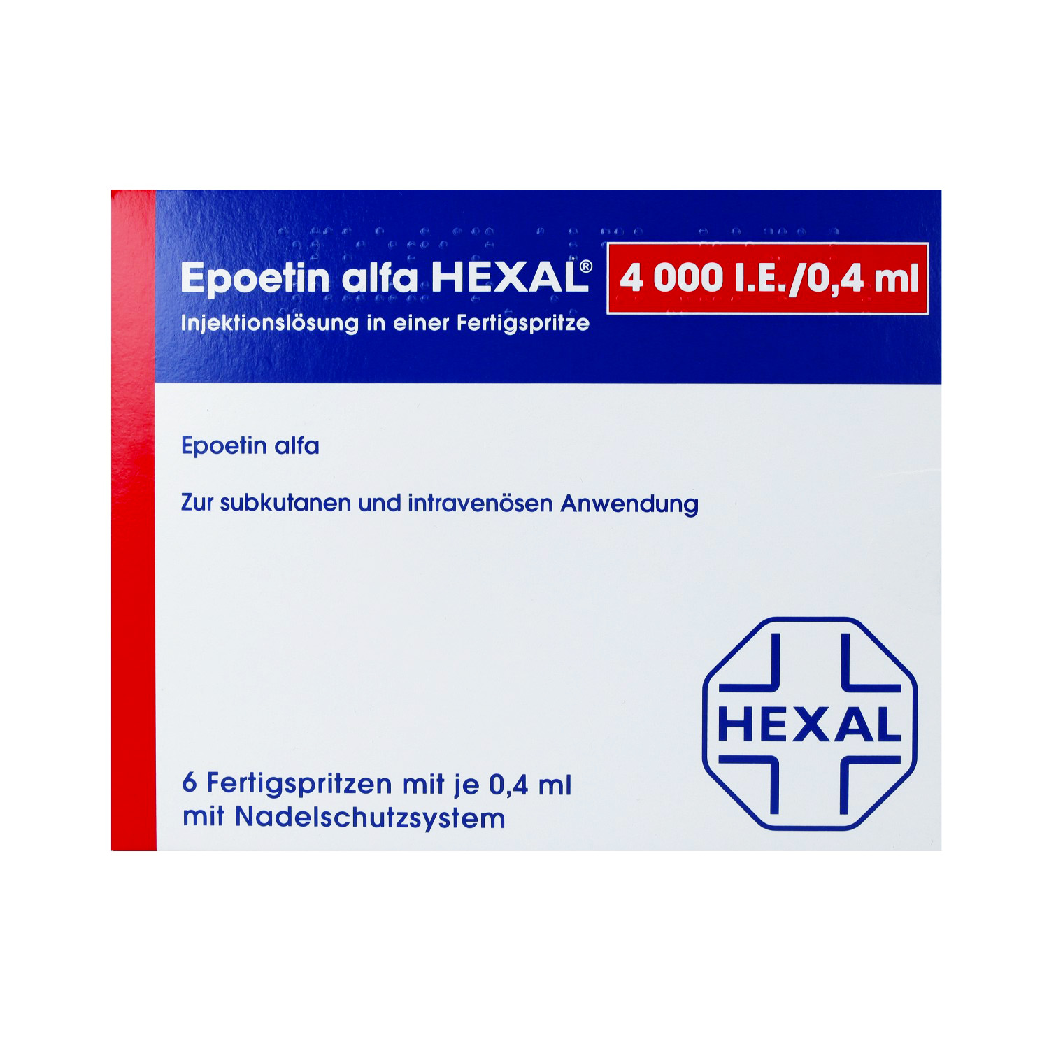 EPOETIN alfa HEXAL 4.000 I.E./0,4ml Inj.-L.F.Sp.