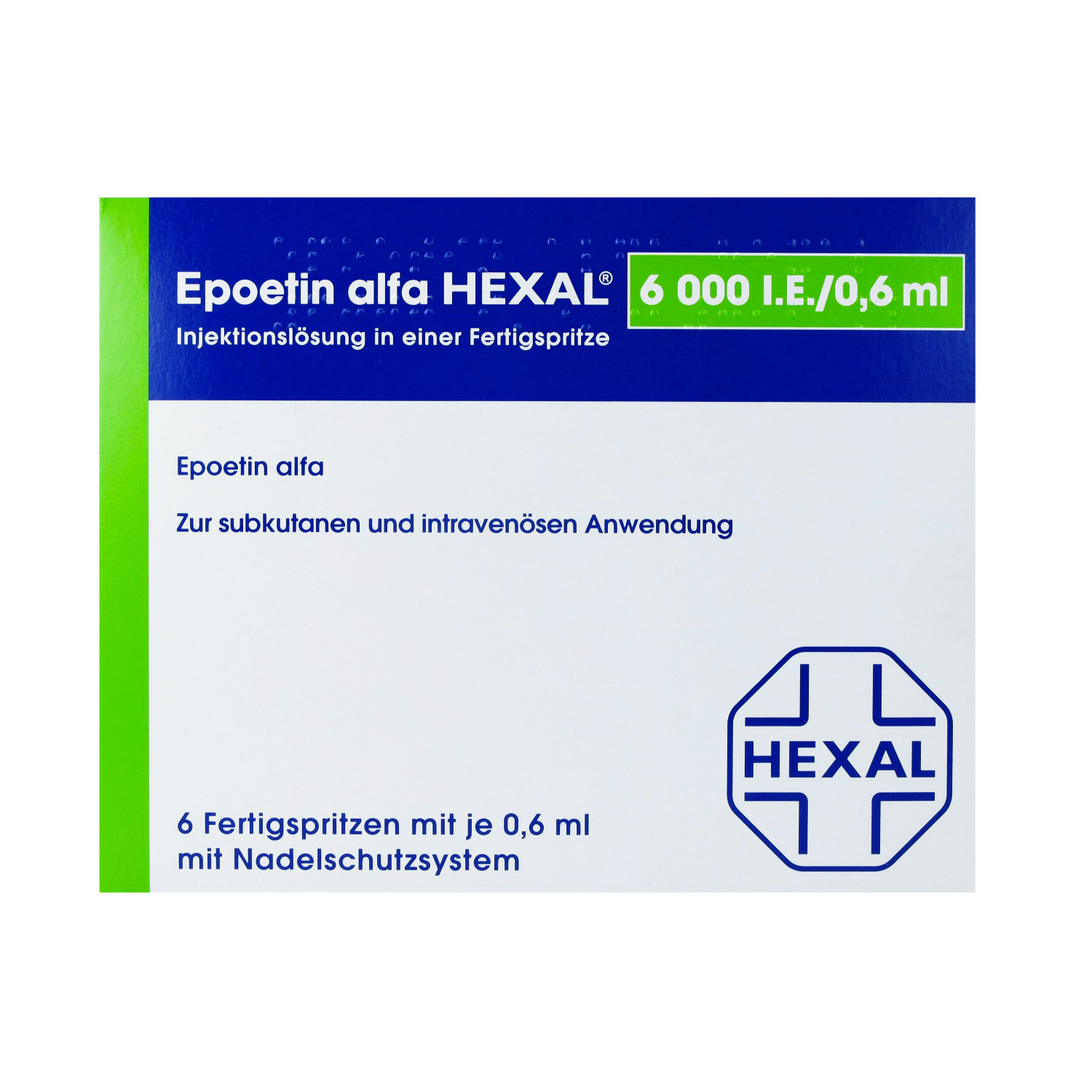 EPOETIN alfa HEXAL 6.000 I.E./0,6ml Inj.-L.F.Sp.