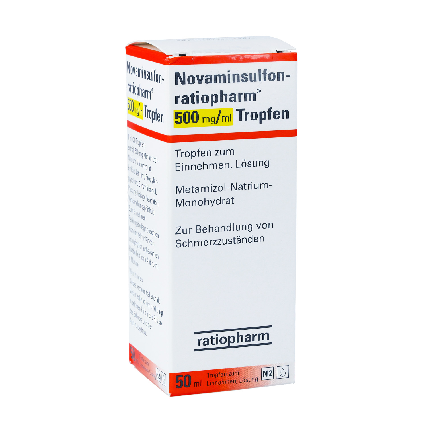 NOVAMINSULFON-ratiopharm 500 mg/ml Tropfen z.Einn.