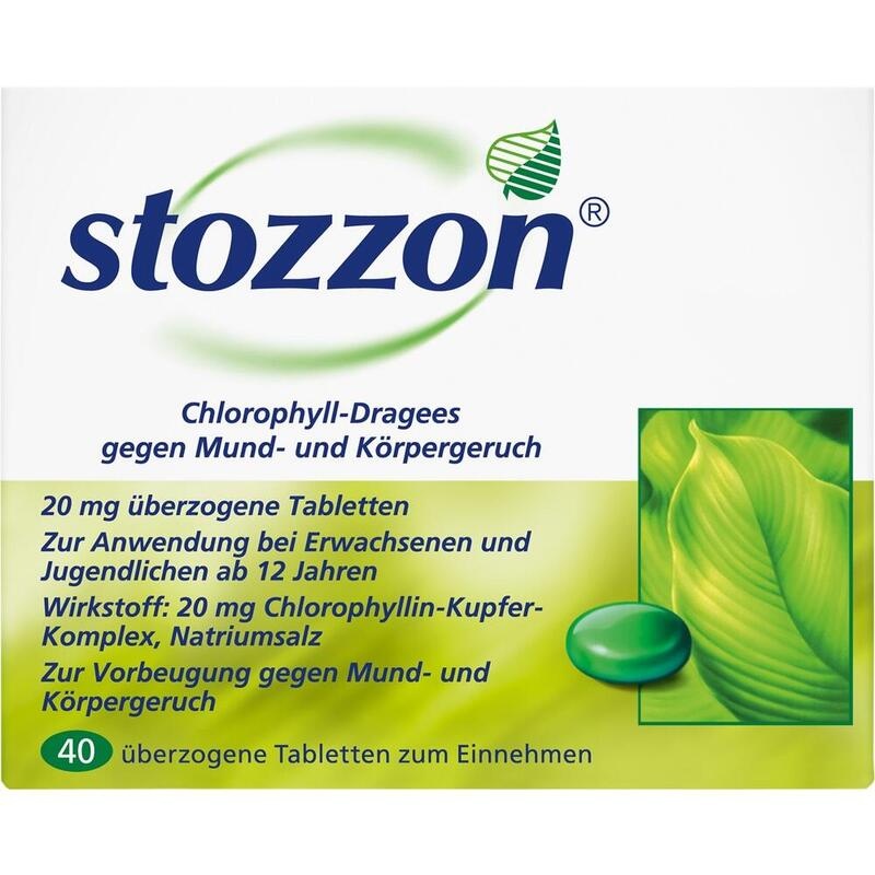 STOZZON Chlorophyll überzogene Tabletten