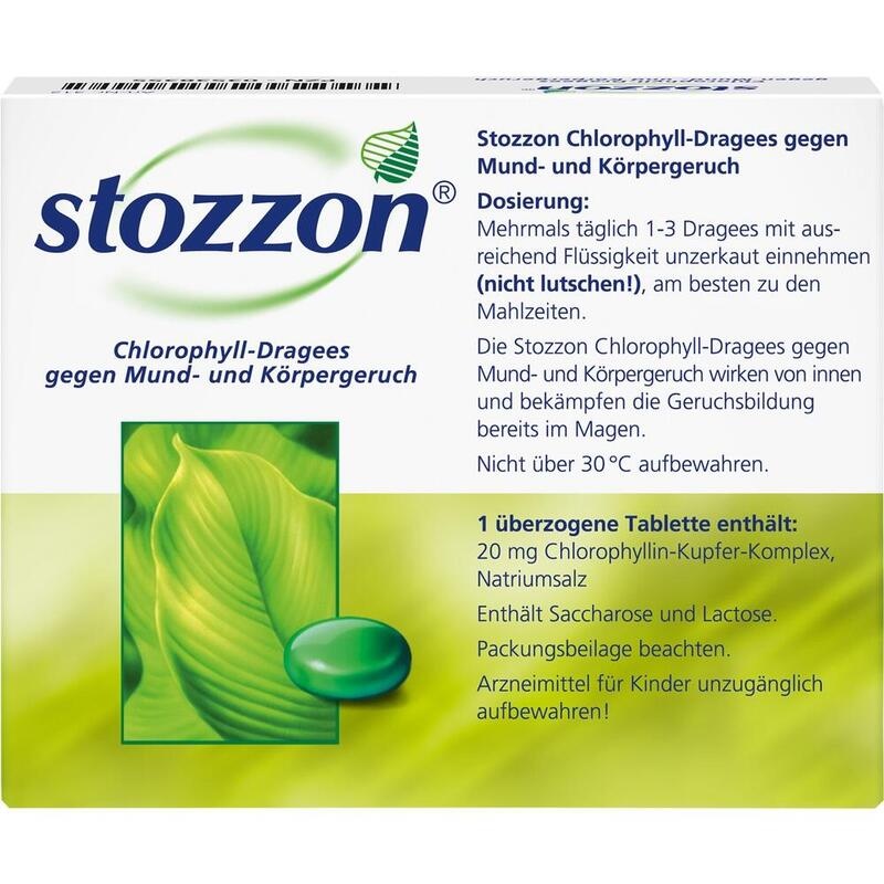 STOZZON Chlorophyll überzogene Tabletten
