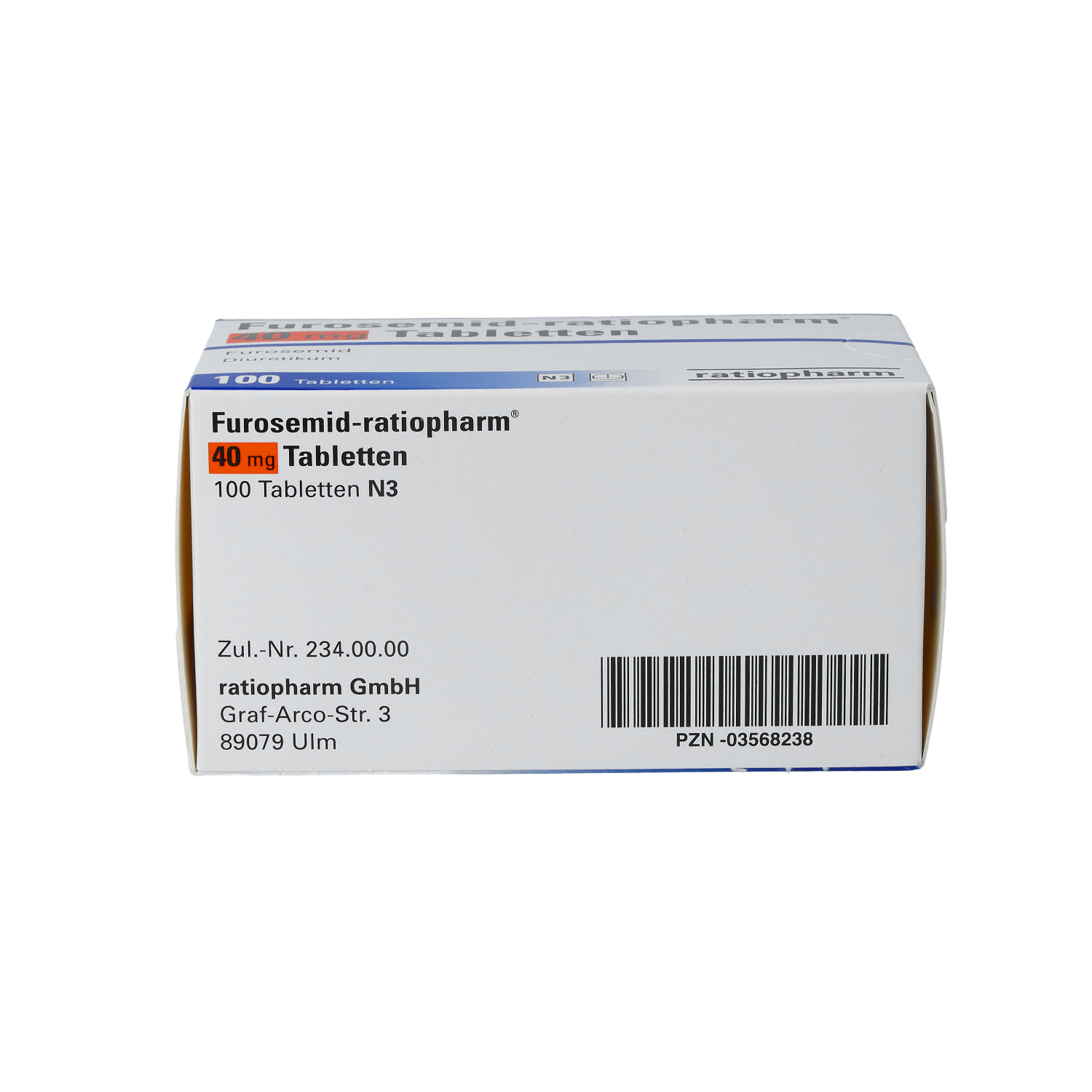 FUROSEMID-ratiopharm 40 mg Tabletten