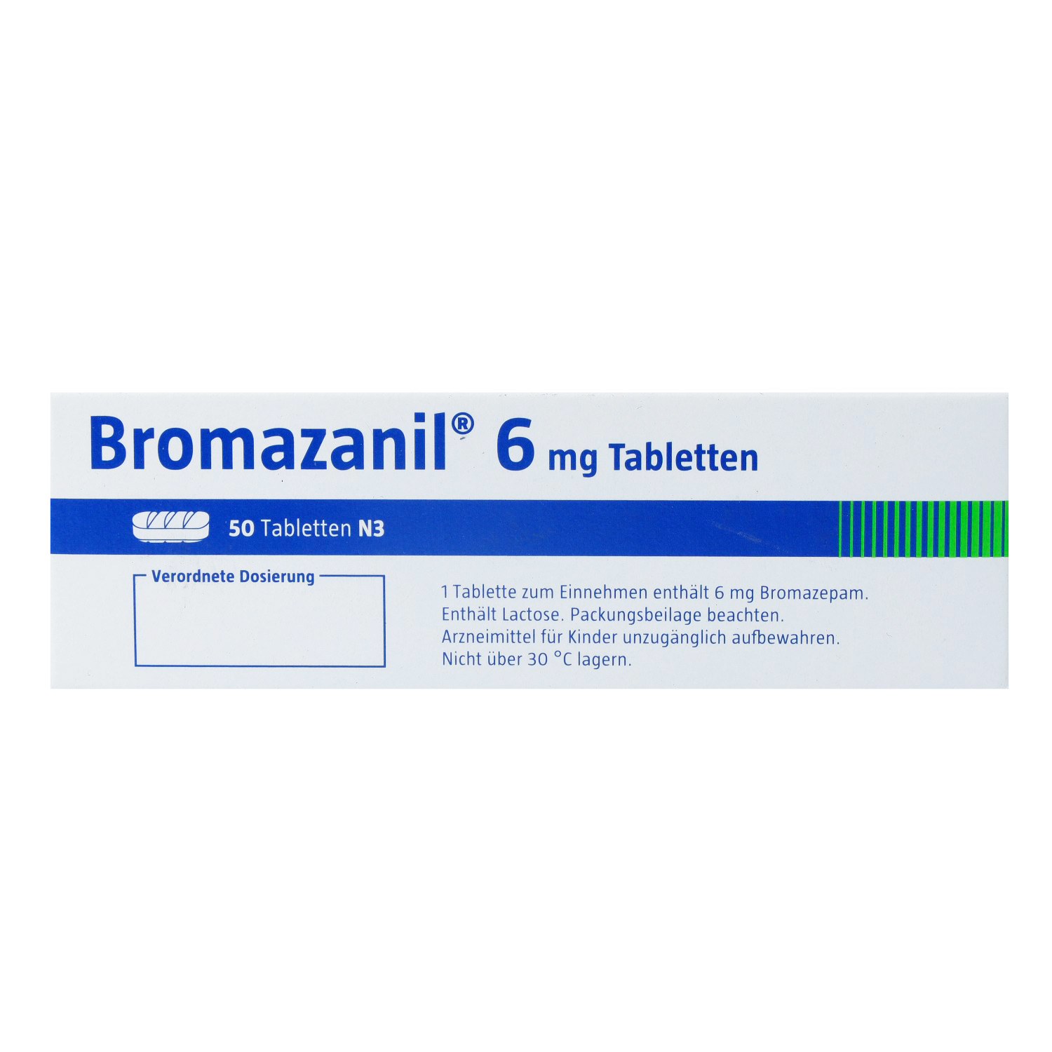 BROMAZANIL 6 Tabletten