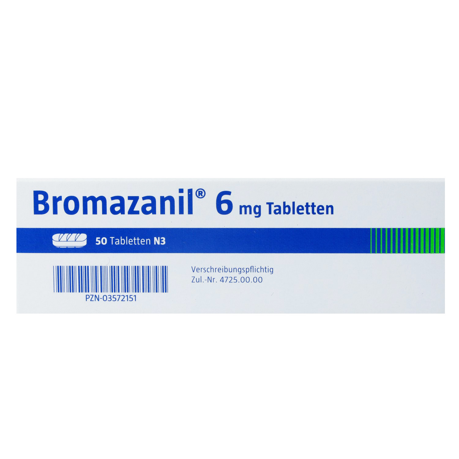 BROMAZANIL 6 Tabletten