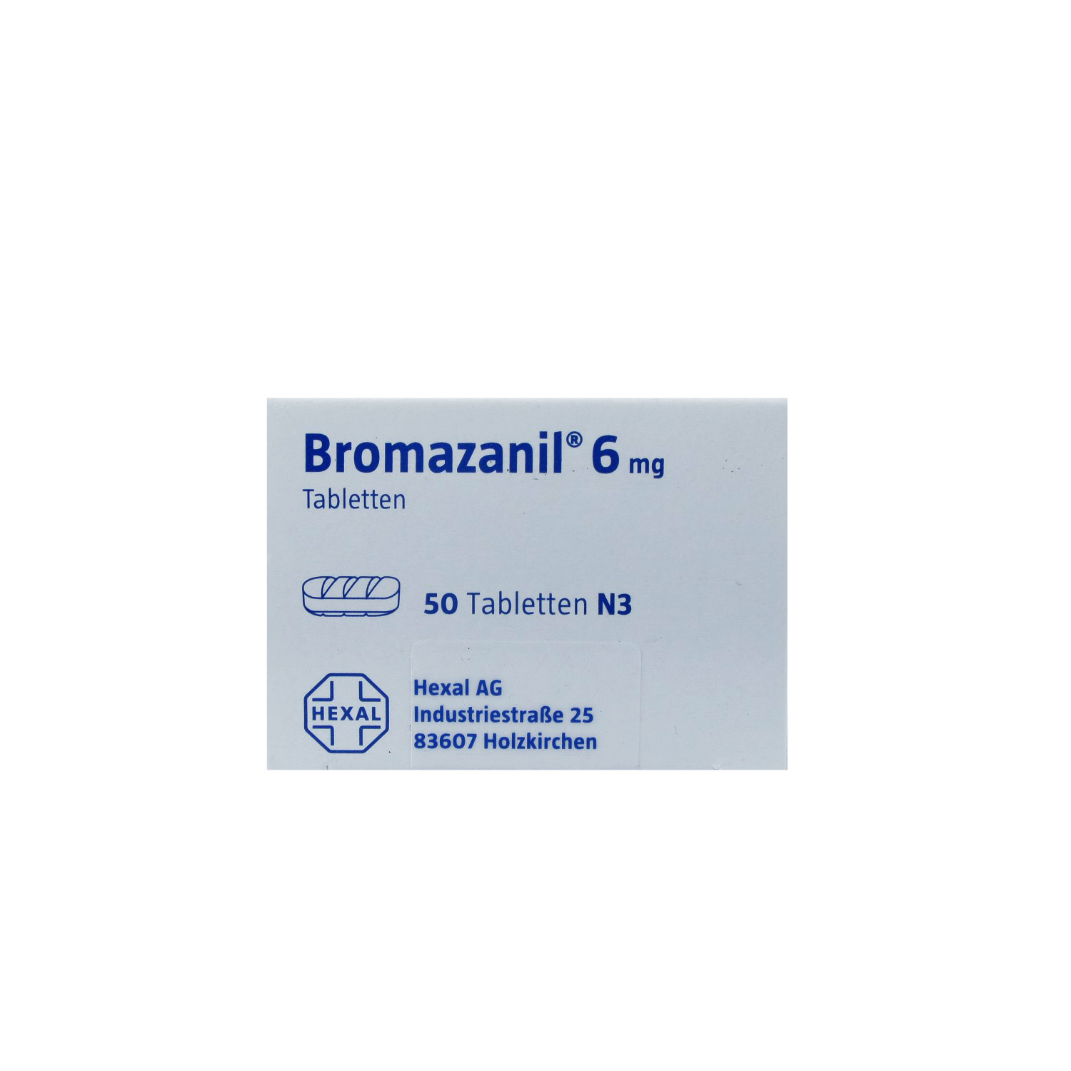 BROMAZANIL 6 Tabletten