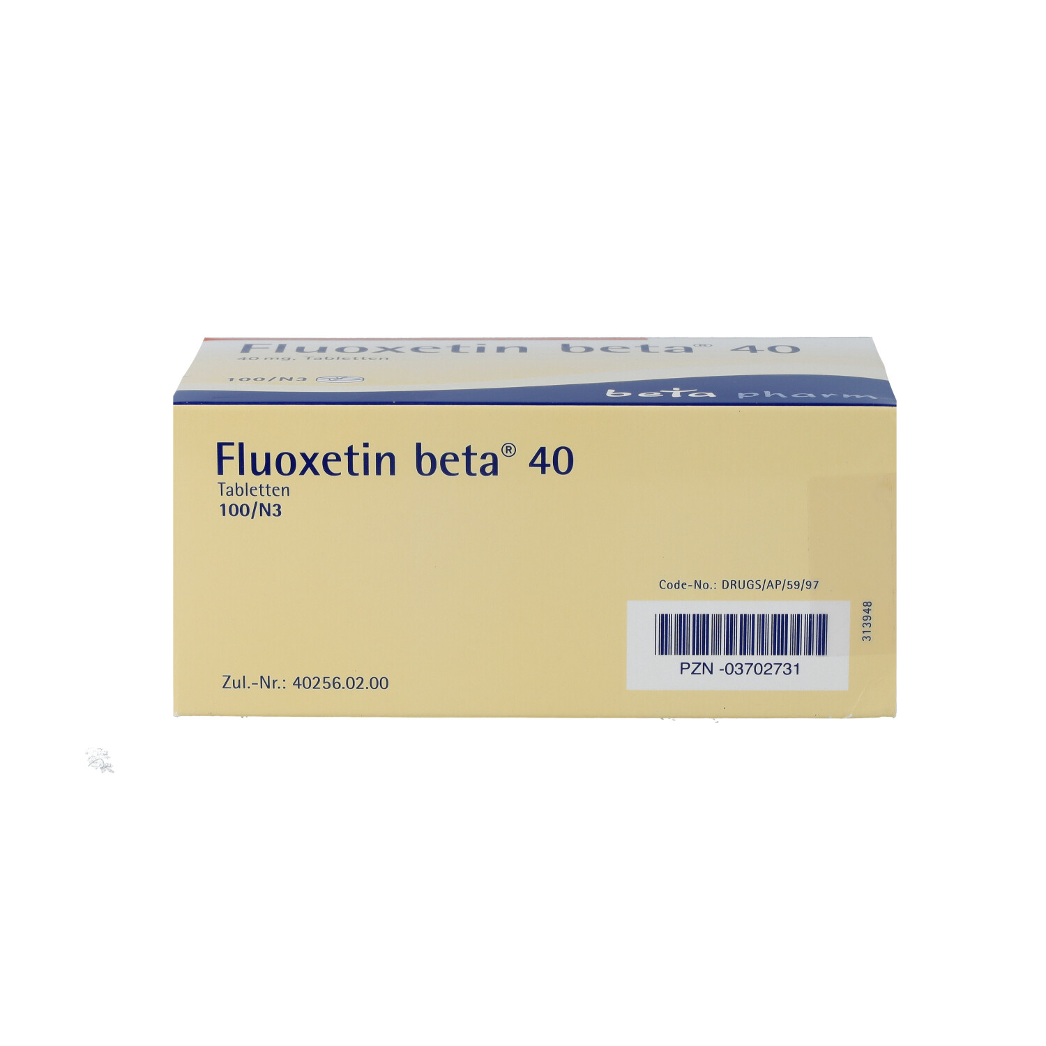 FLUOXETIN beta 40 Tabletten
