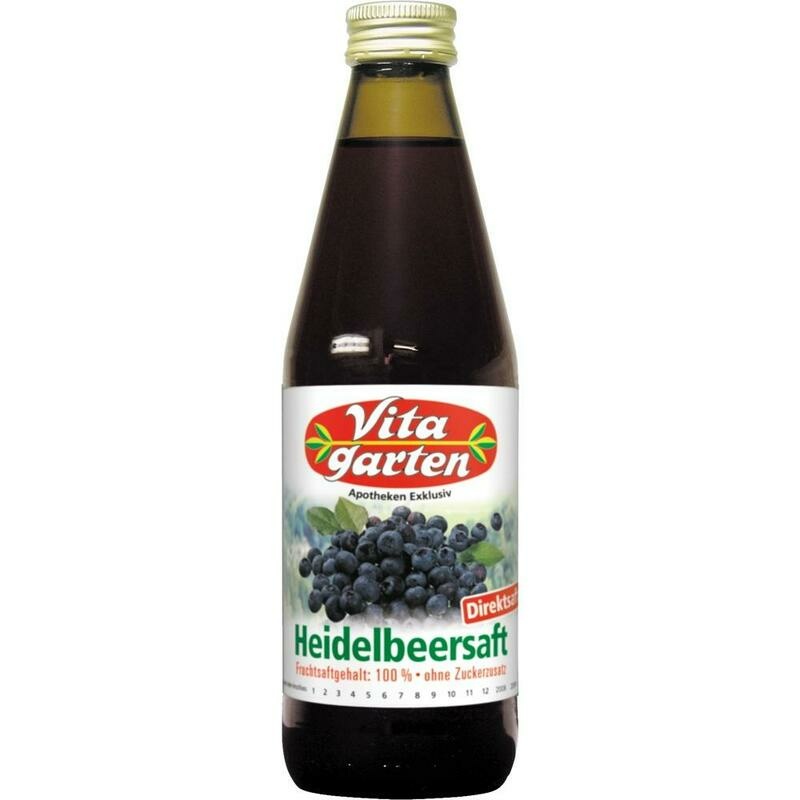 VITAGARTEN Heidelbeer Saft