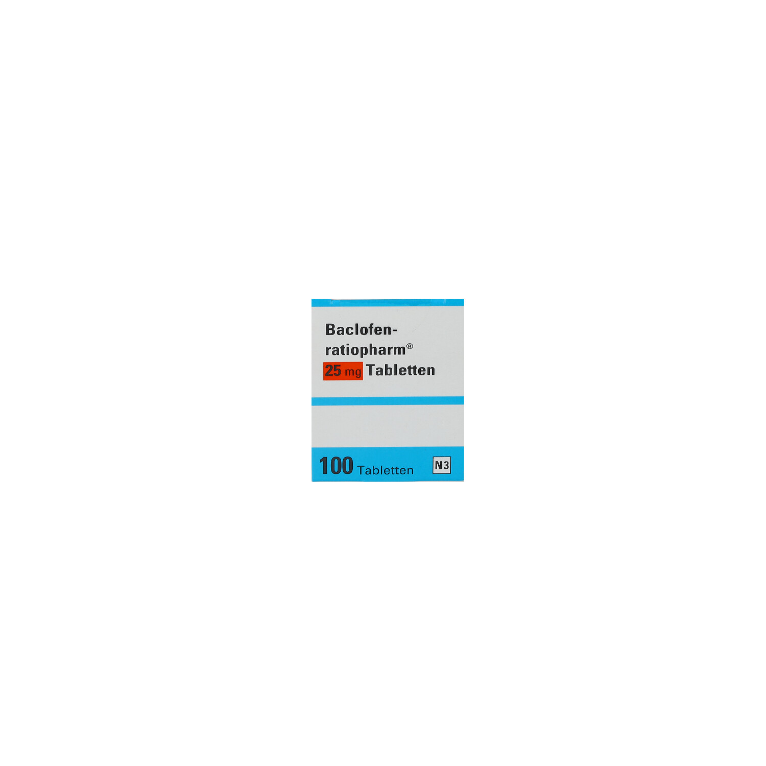 BACLOFEN-ratiopharm 25 mg Tabletten
