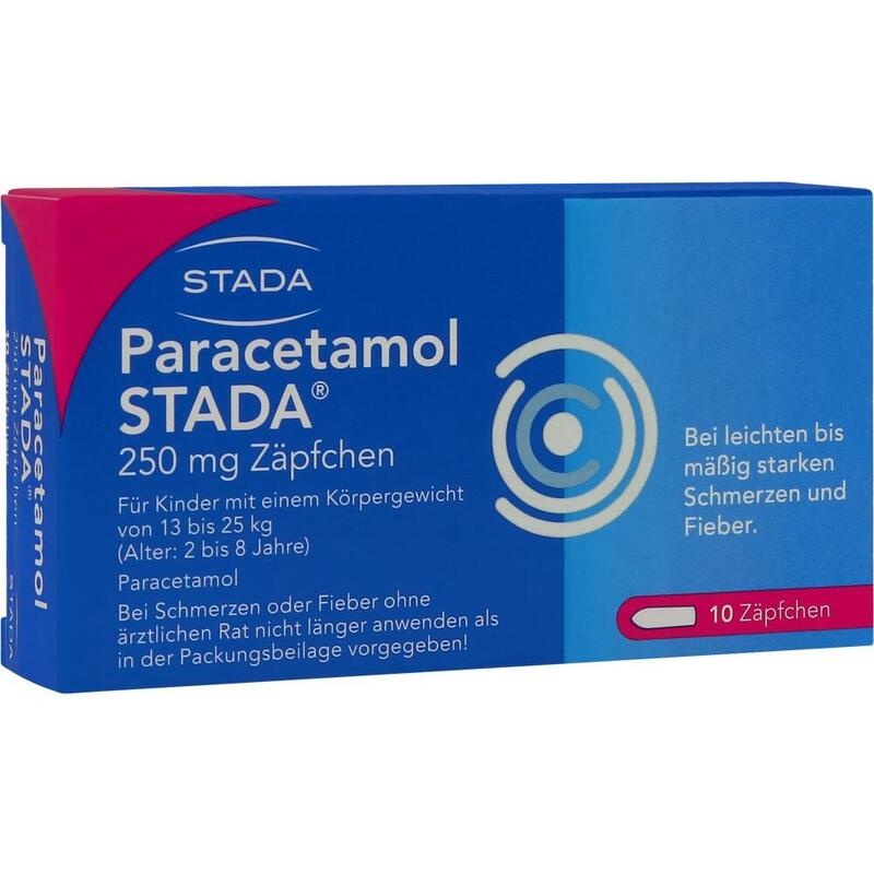 PARACETAMOL STADA 250 mg Zäpfchen