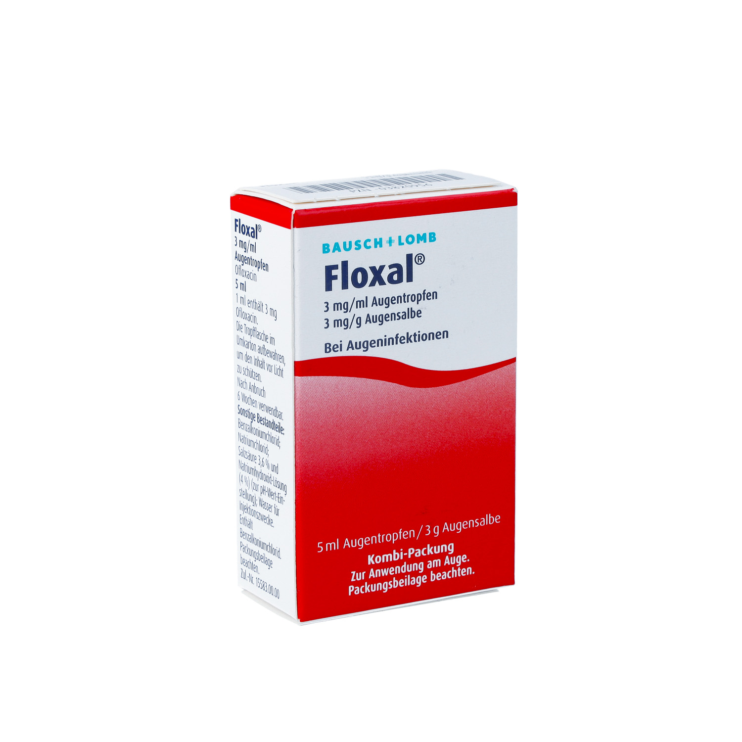 FLOXAL 3 mg/ml Augentropfen + 3 mg/g Augenslb.Kpg.