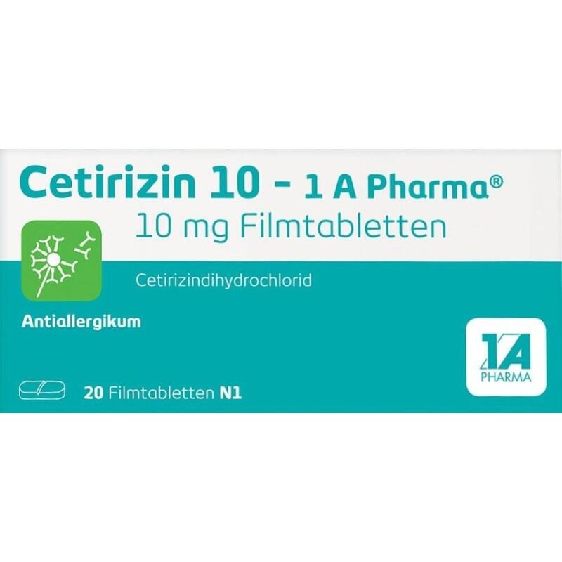 CETIRIZIN 10-1A Pharma Filmtabletten
