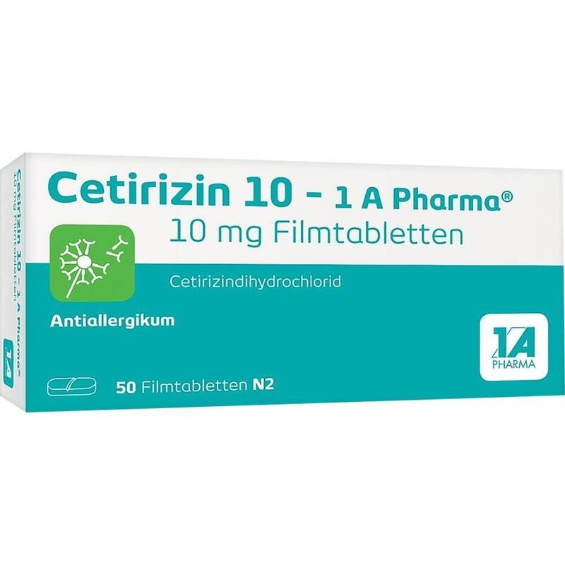 CETIRIZIN 10-1A Pharma Filmtabletten