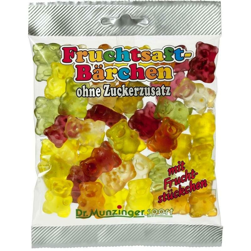 DR.MUNZINGER Fruchtsaftbärchen ohne Zucker