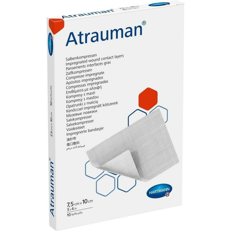 ATRAUMAN 7,5x10 cm steril Kompressen