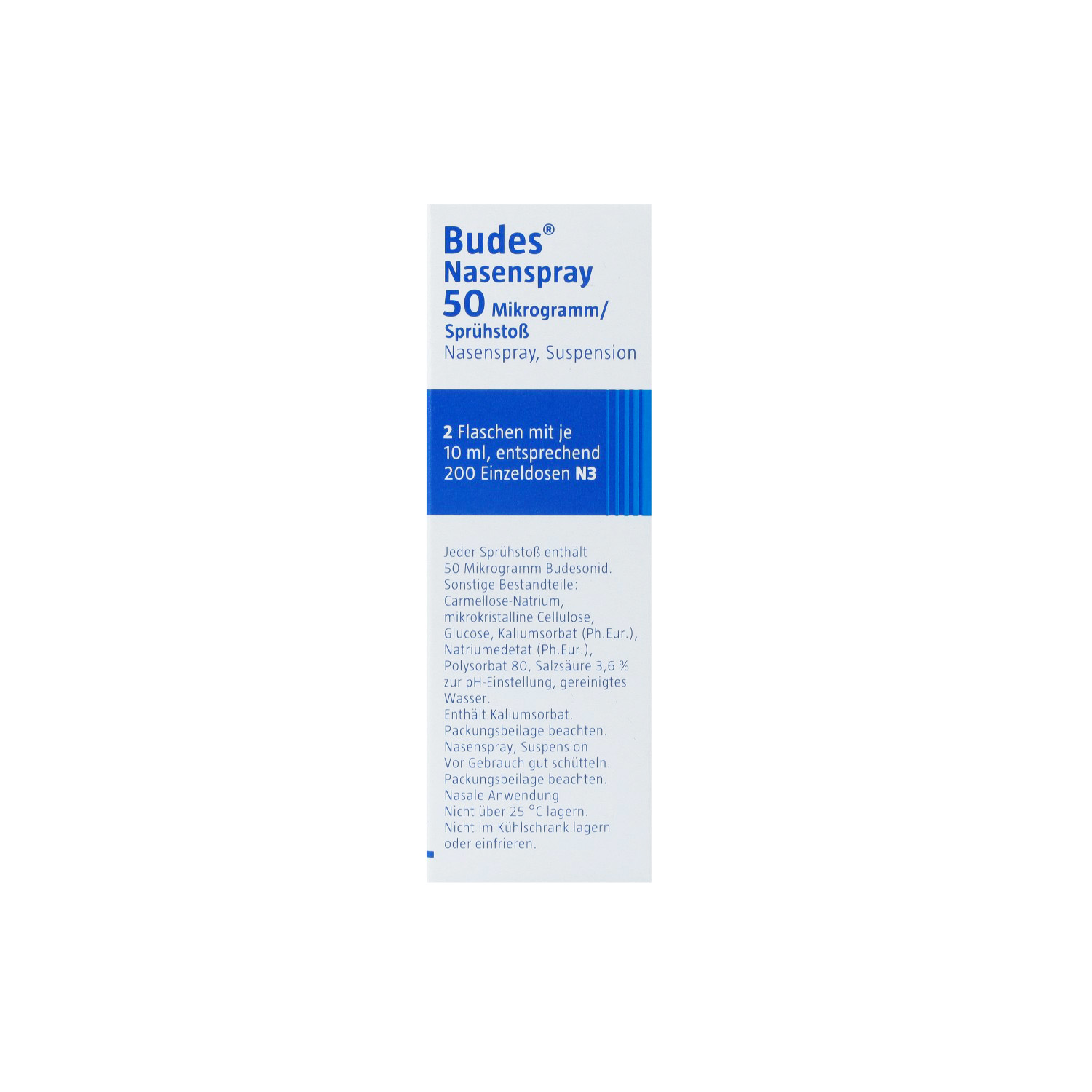 BUDES Nasenspray 50μg/Sprühstoß 200 ED