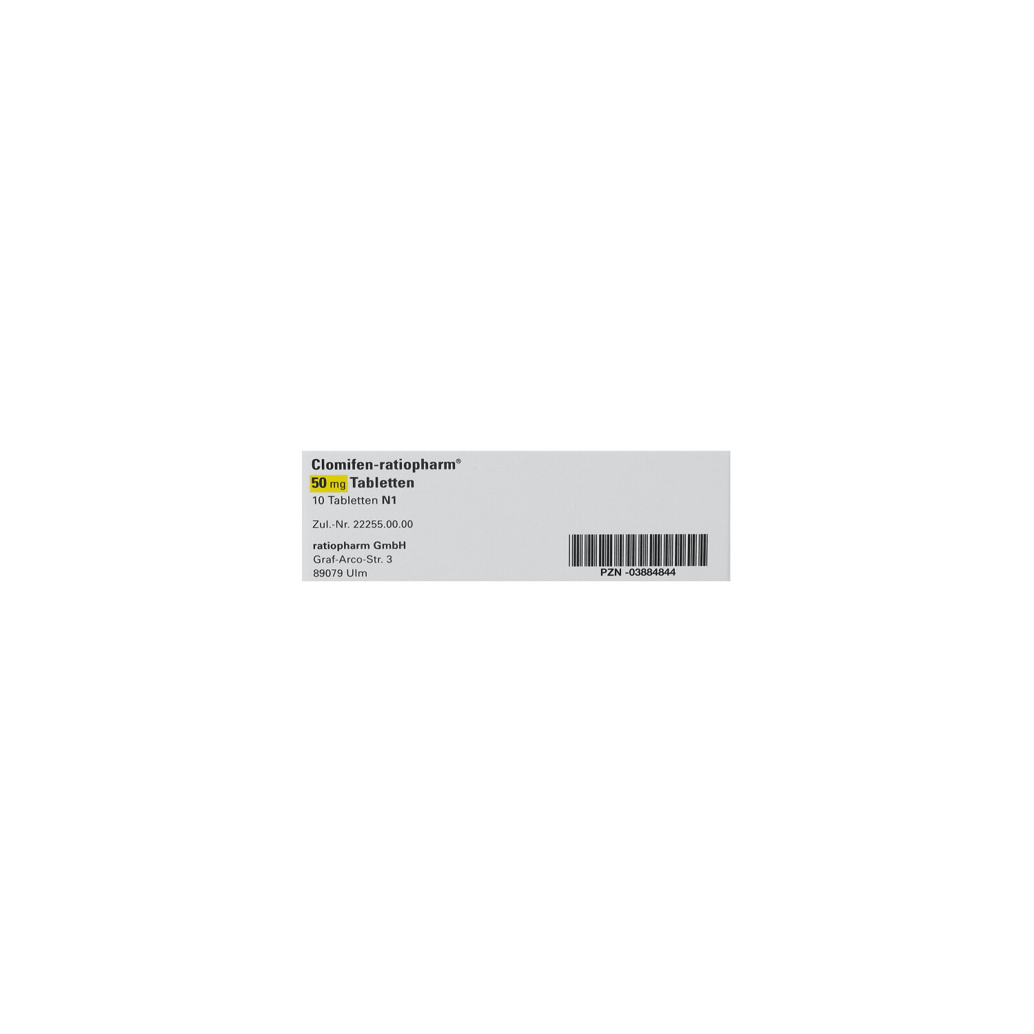 CLOMIFEN-ratiopharm 50 mg Tabletten