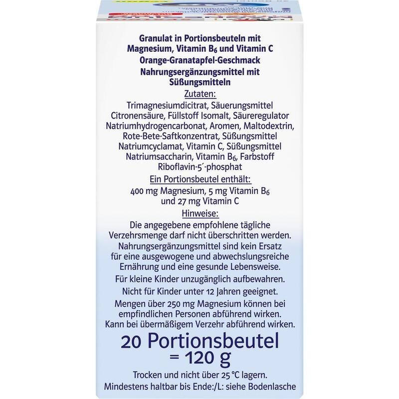 DOPPELHERZ Magnesium 400 Citrat system Granulat