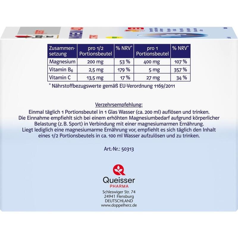 DOPPELHERZ Magnesium 400 Citrat system Granulat