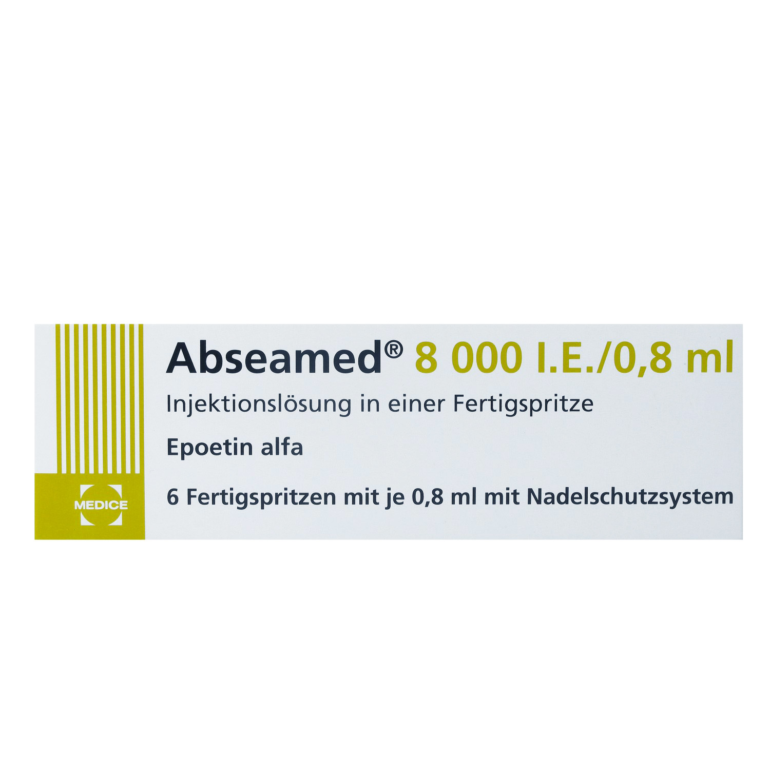 ABSEAMED 8.000 I.E./0,8 ml Inj.-Lsg.i.e.F.-Sp.