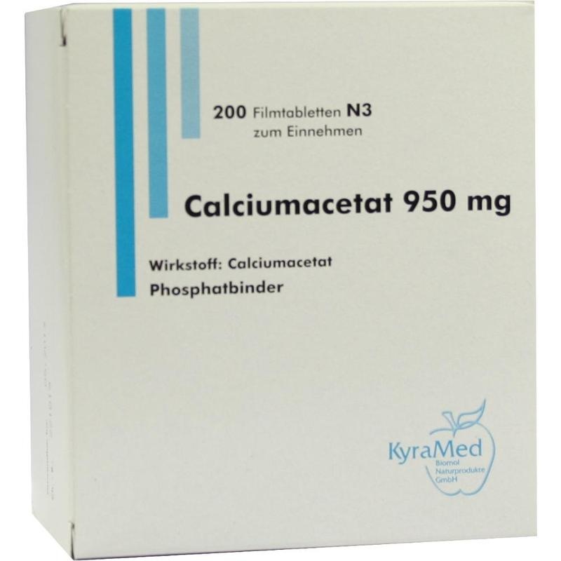CALCIUMACETAT 950 mg Filmtabletten