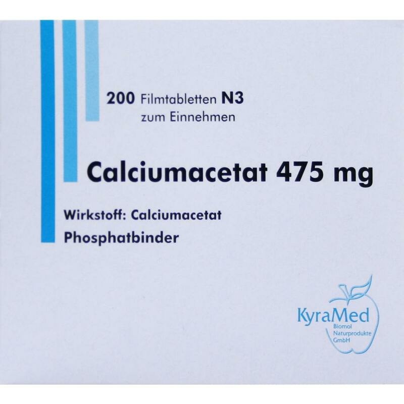 CALCIUMACETAT 475 mg Filmtabletten