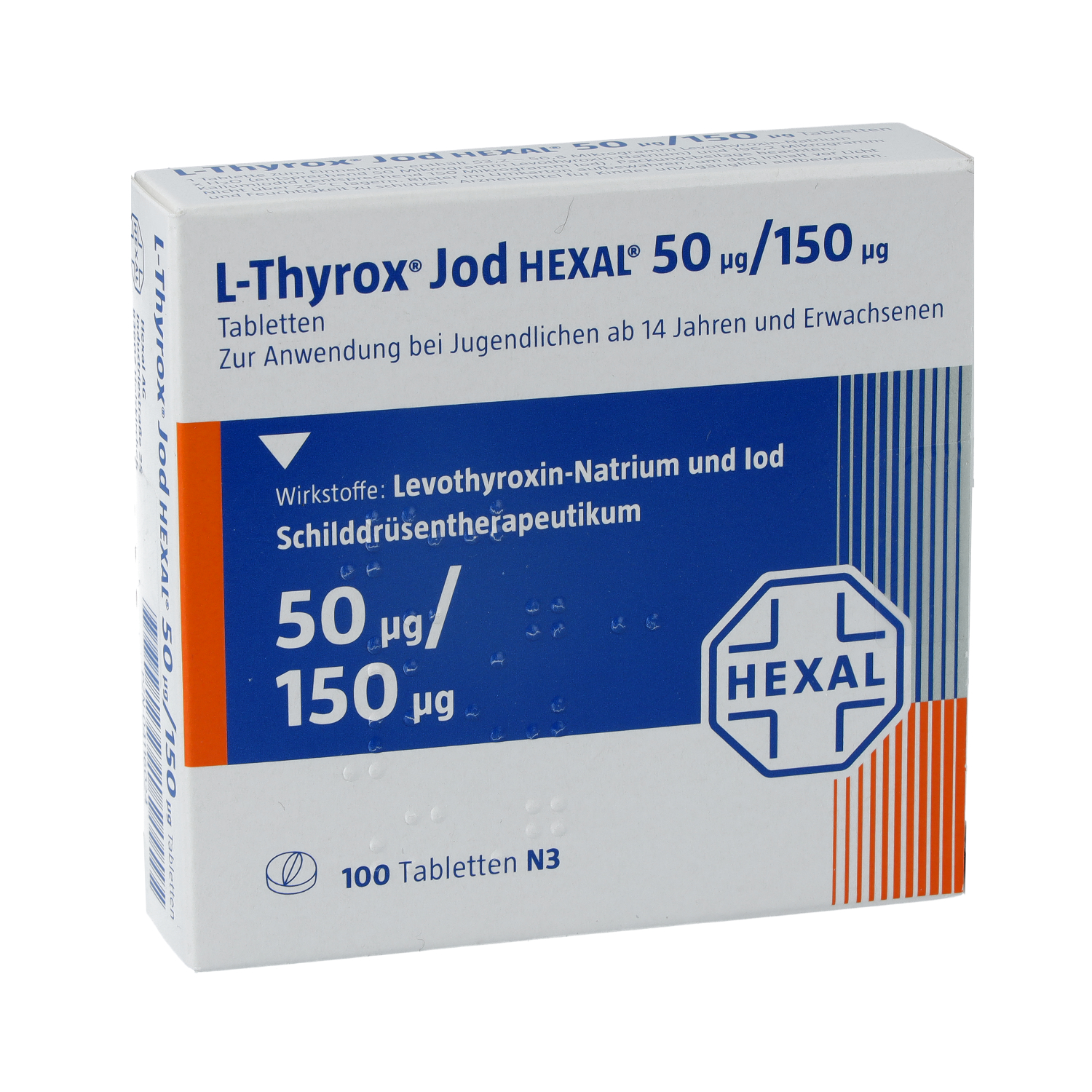 L-THYROX Jod HEXAL 50/150 Tabletten