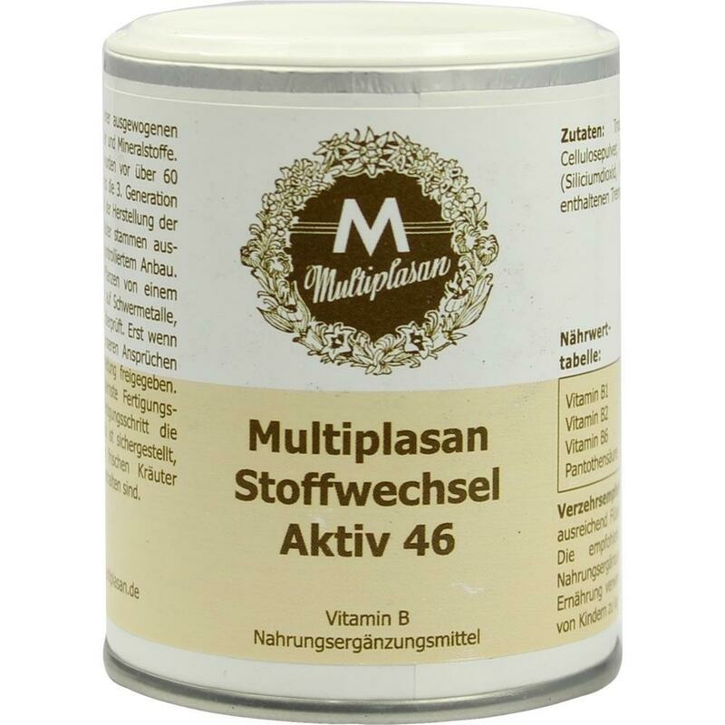 MULTIPLASAN Stoffwechsel Aktiv 46 Tabletten