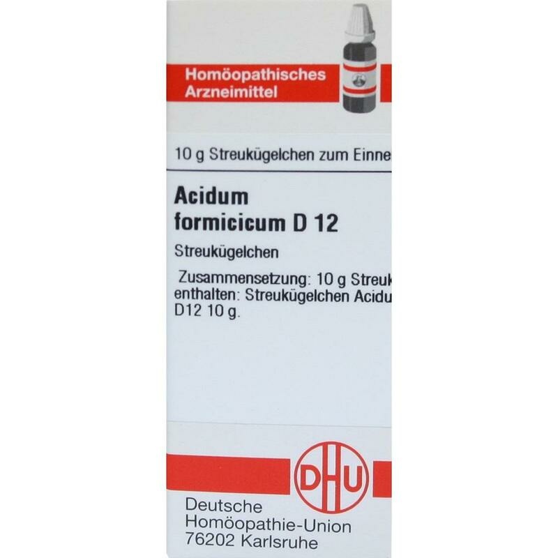 ACIDUM FORMICICUM D 12 Globuli