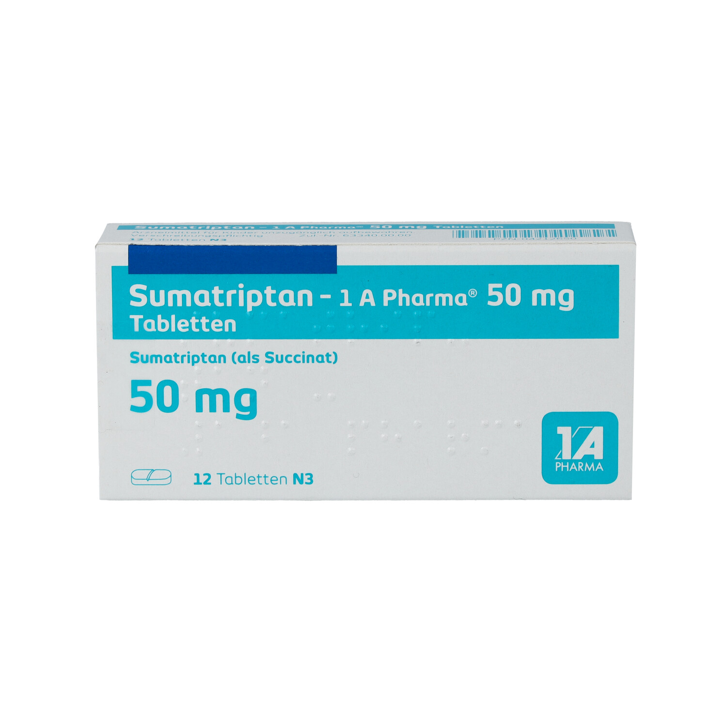 SUMATRIPTAN-1A Pharma 50 mg Tabletten