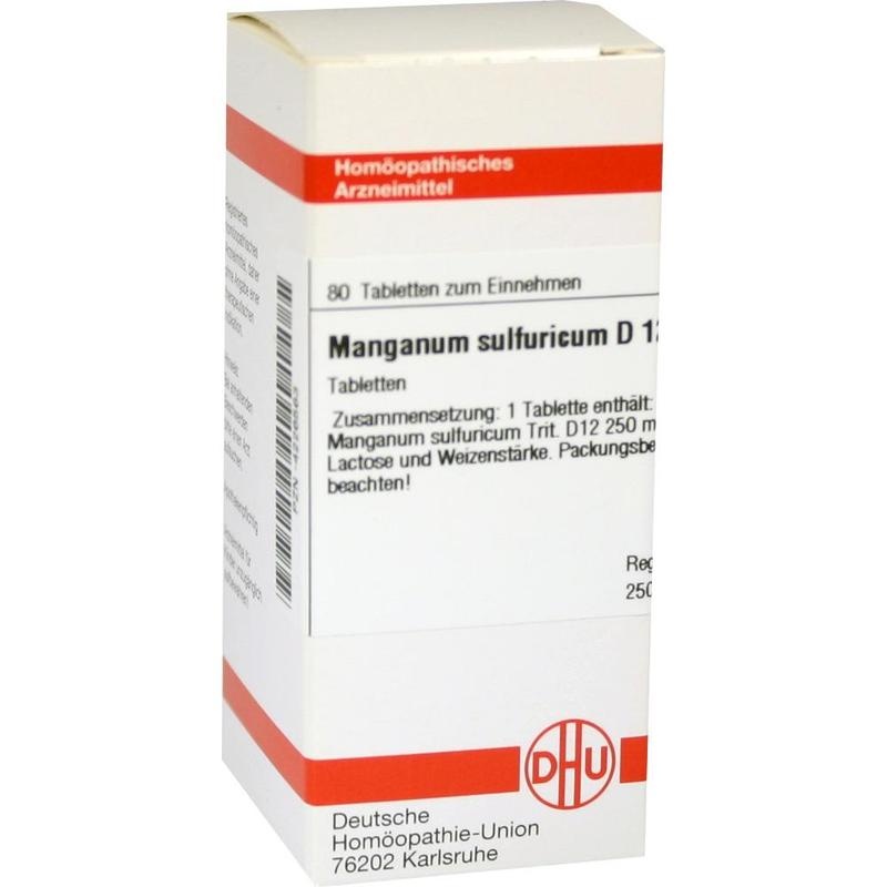 MANGANUM SULFURICUM D 12 Tabletten