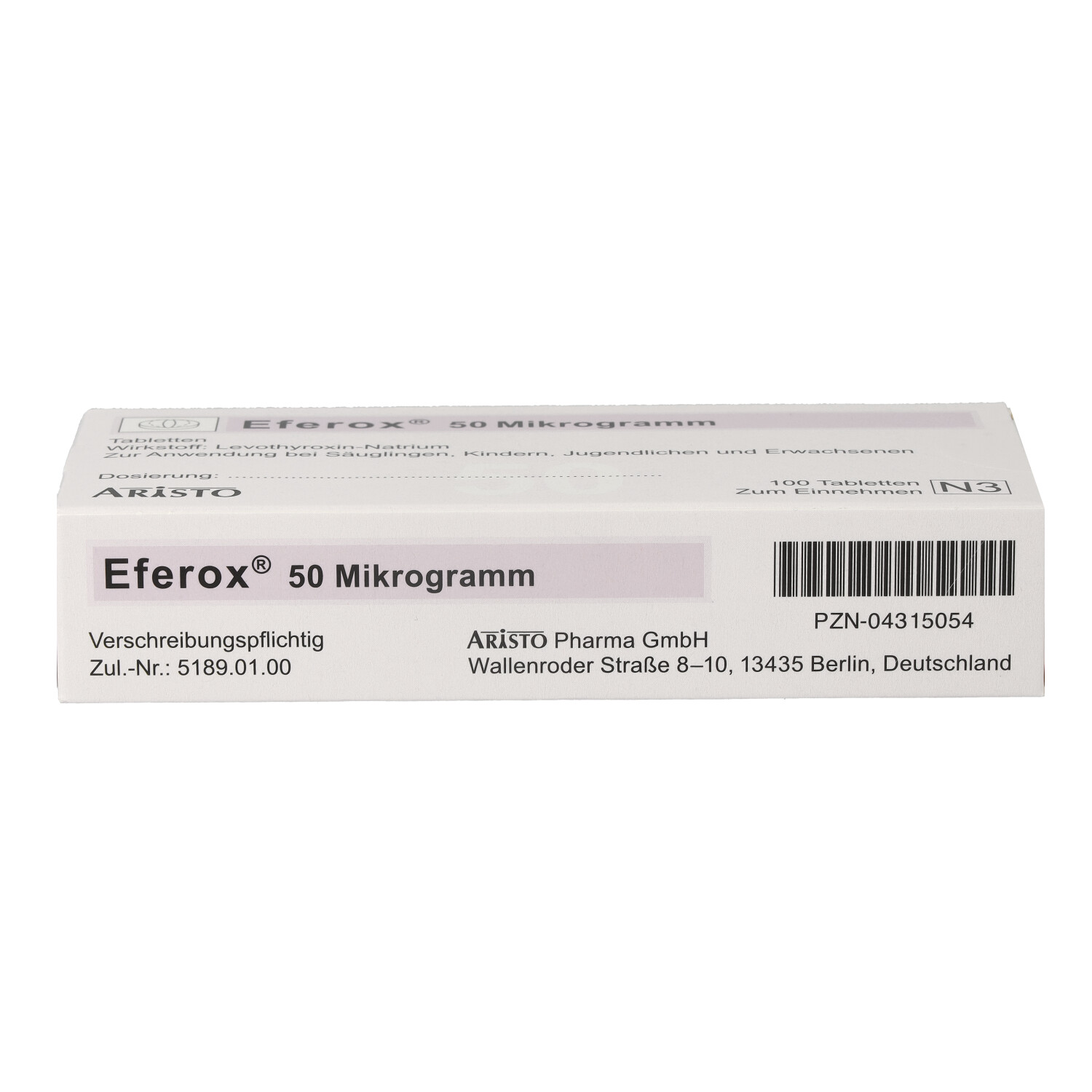 EFEROX 50 Mikrogramm Tabletten