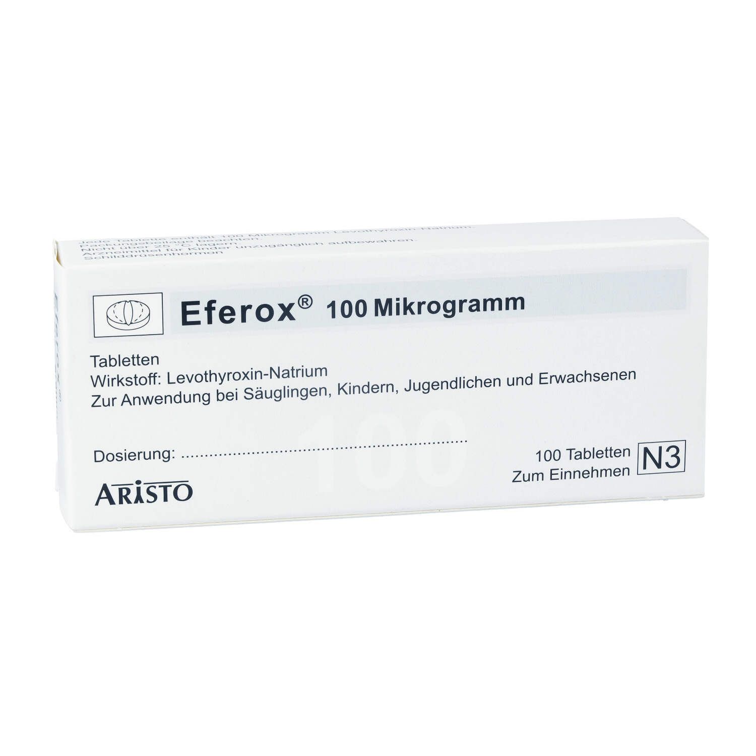 EFEROX 100 Mikrogramm Tabletten
