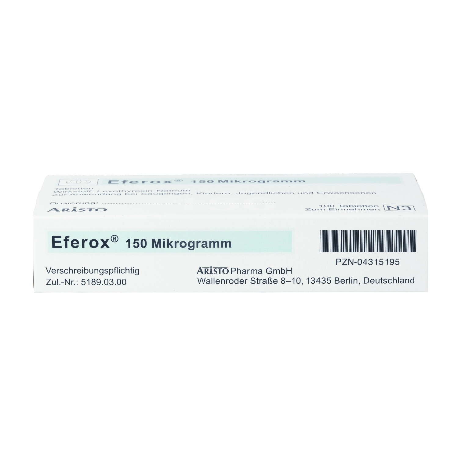 EFEROX 150 Mikrogramm Tabletten
