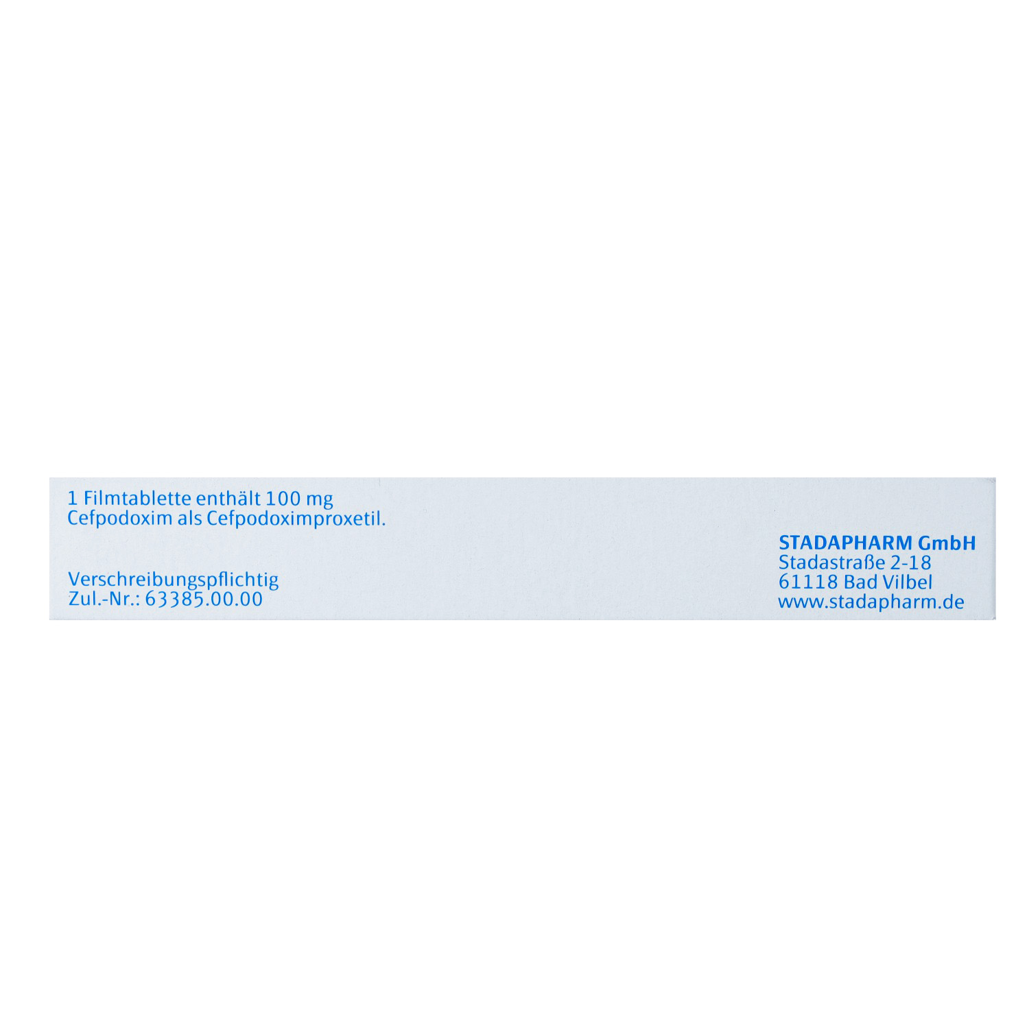 CEFPODOXIM STADA 100 mg Filmtabletten