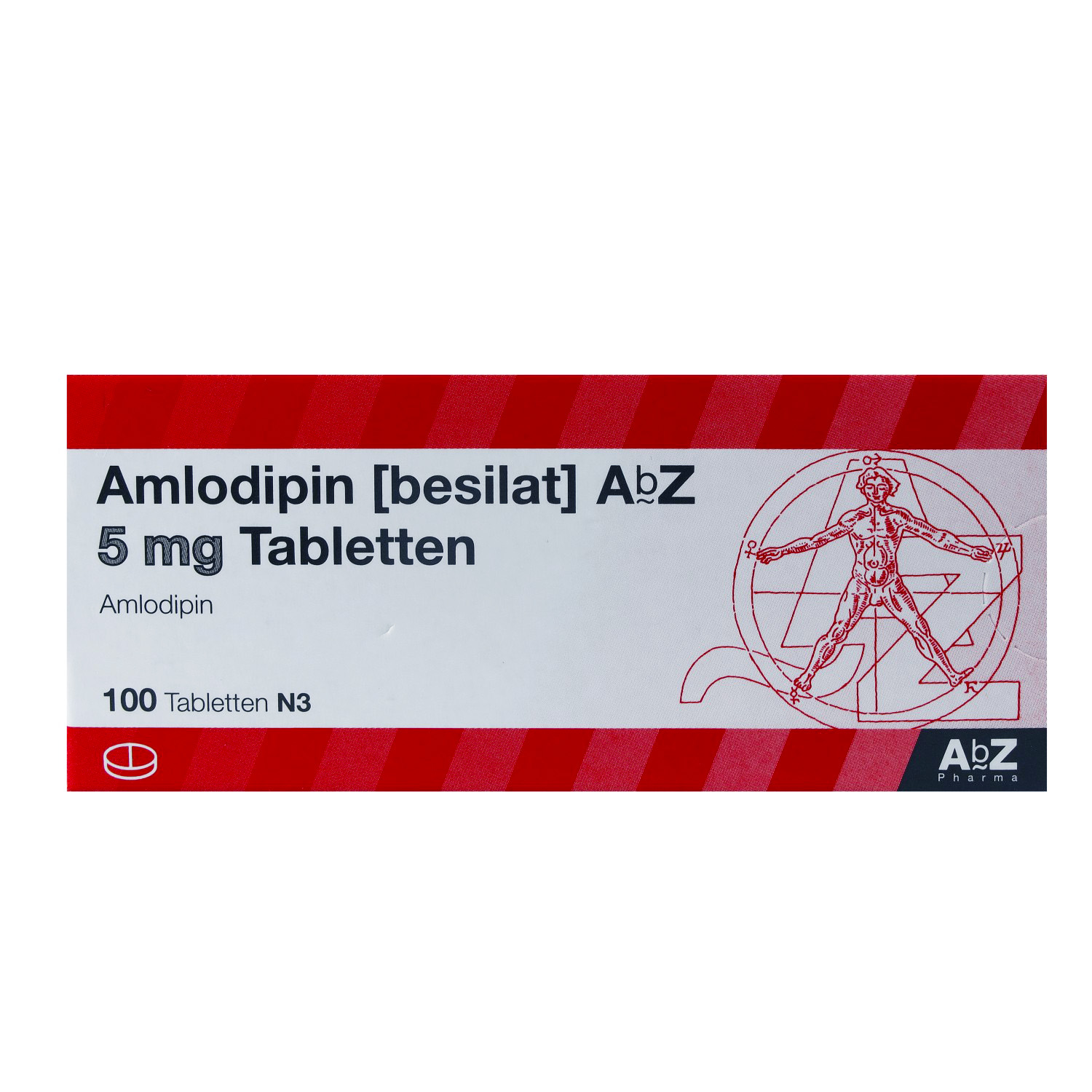 AMLODIPIN besilat AbZ 5 mg Tabletten