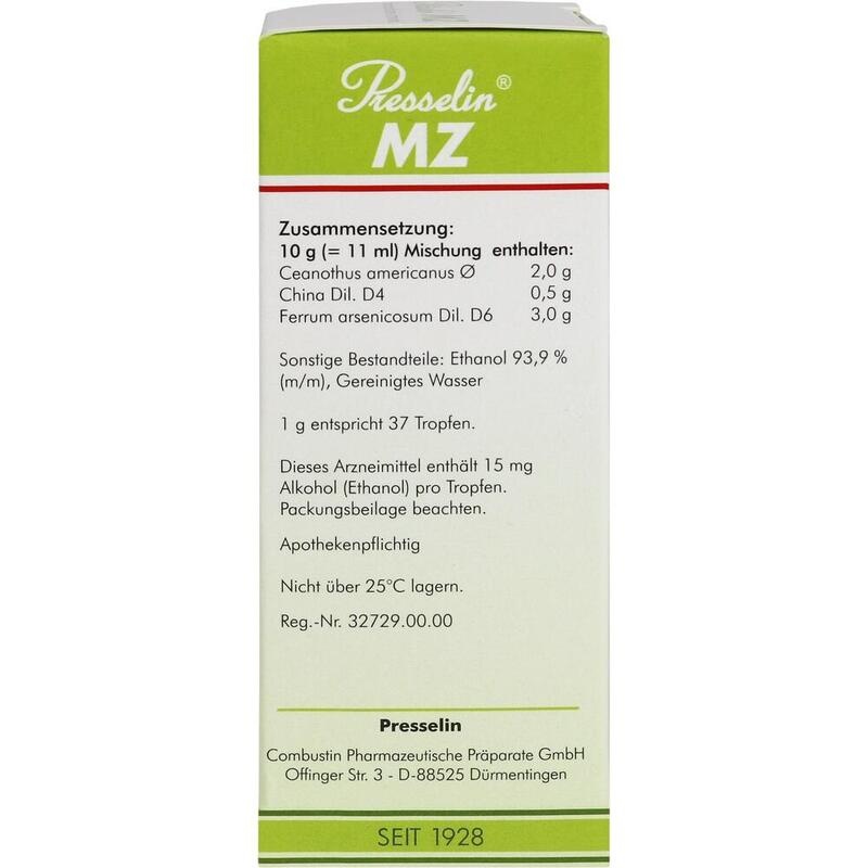 PRESSELIN MZ Tropfen zum Einnehmen