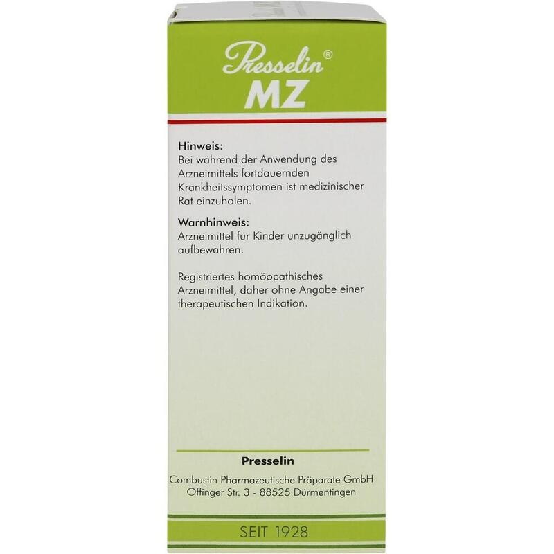 PRESSELIN MZ Tropfen zum Einnehmen