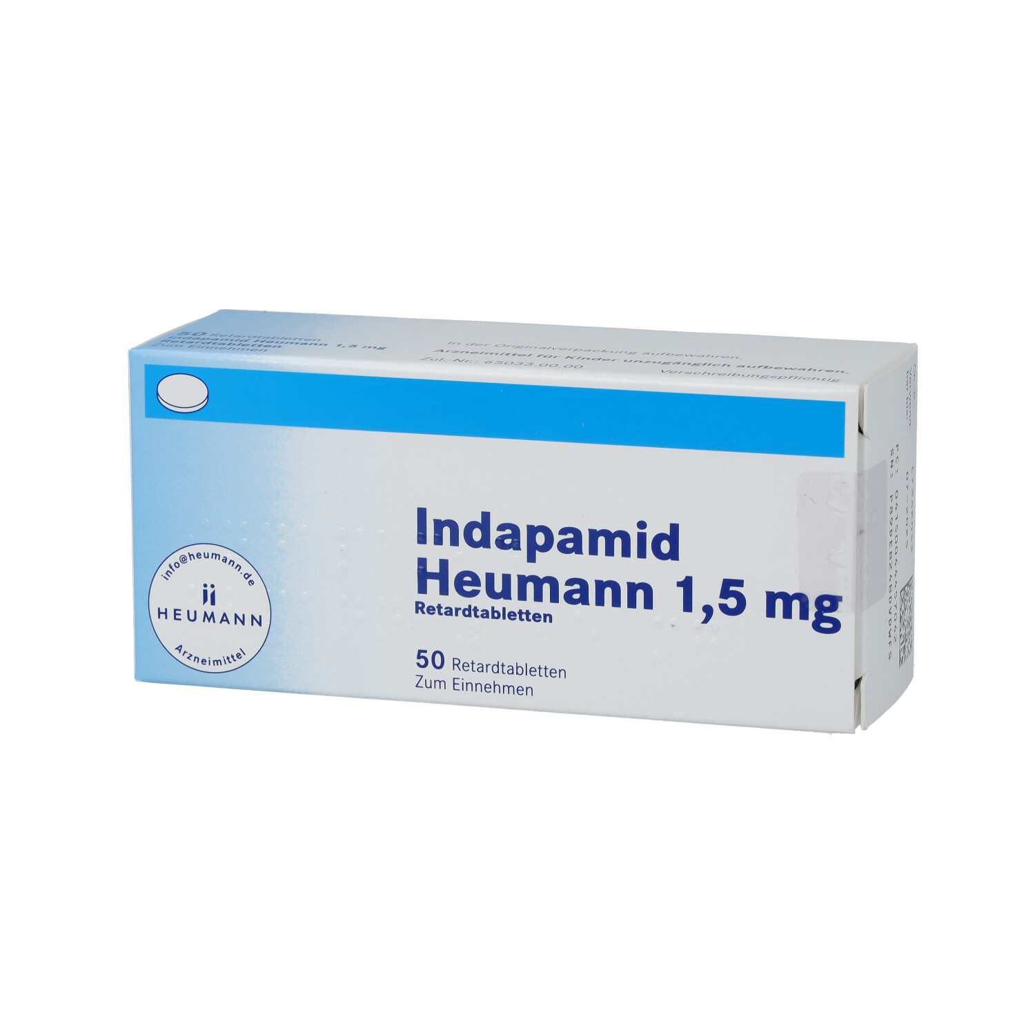 INDAPAMID Heumann 1,5 mg Retardtabletten