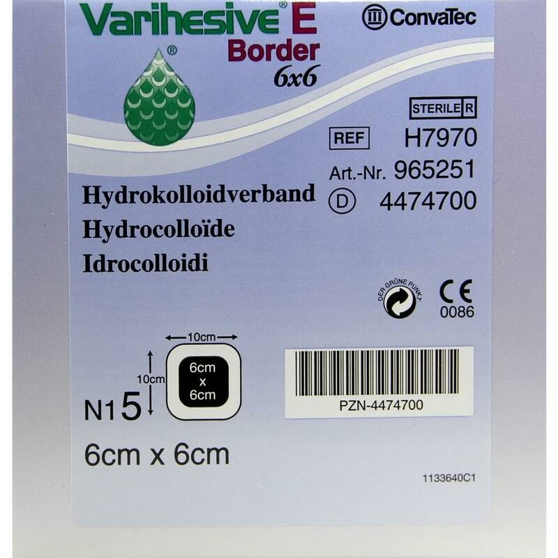 VARIHESIVE E Border 6x6 cm HKV hydroaktiv