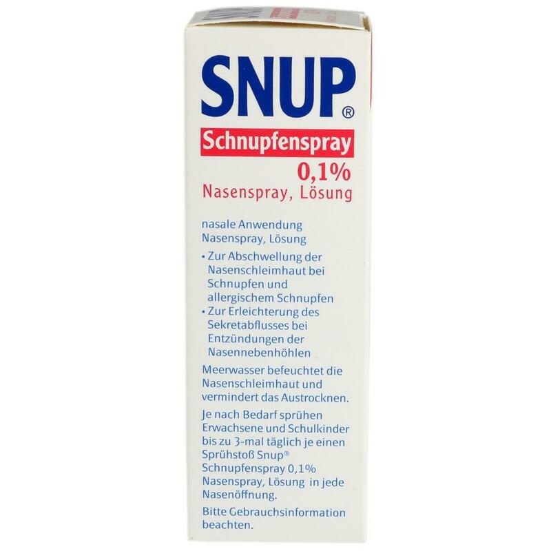 SNUP Schnupfenspray 0,1% Nasenspray