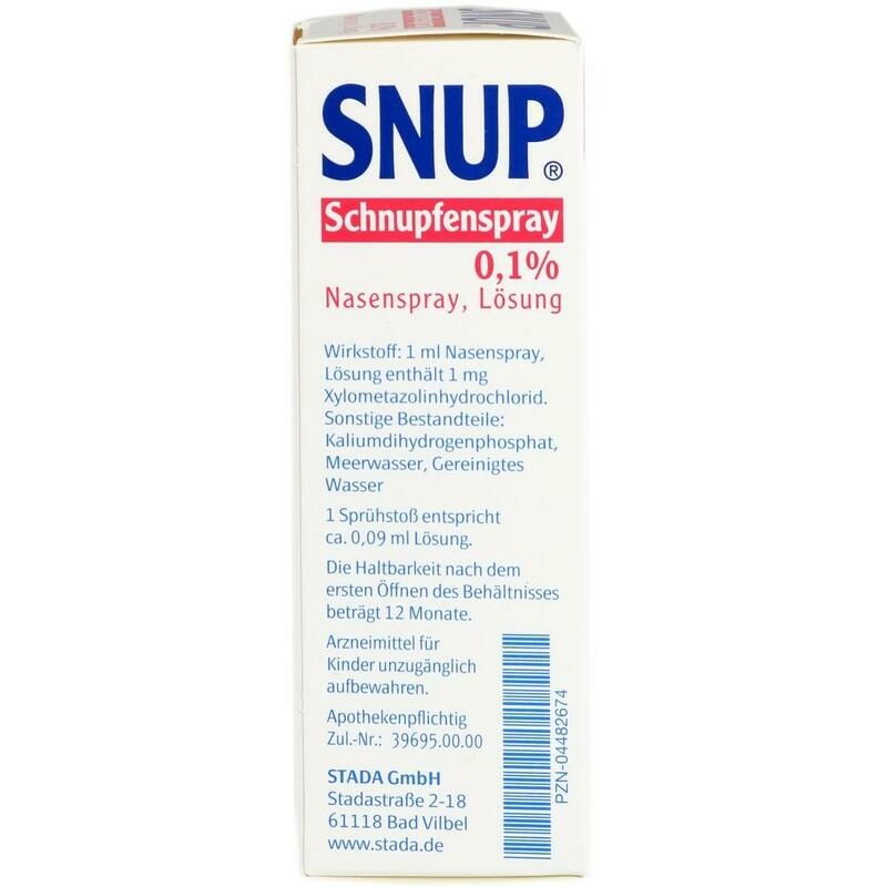 SNUP Schnupfenspray 0,1% Nasenspray