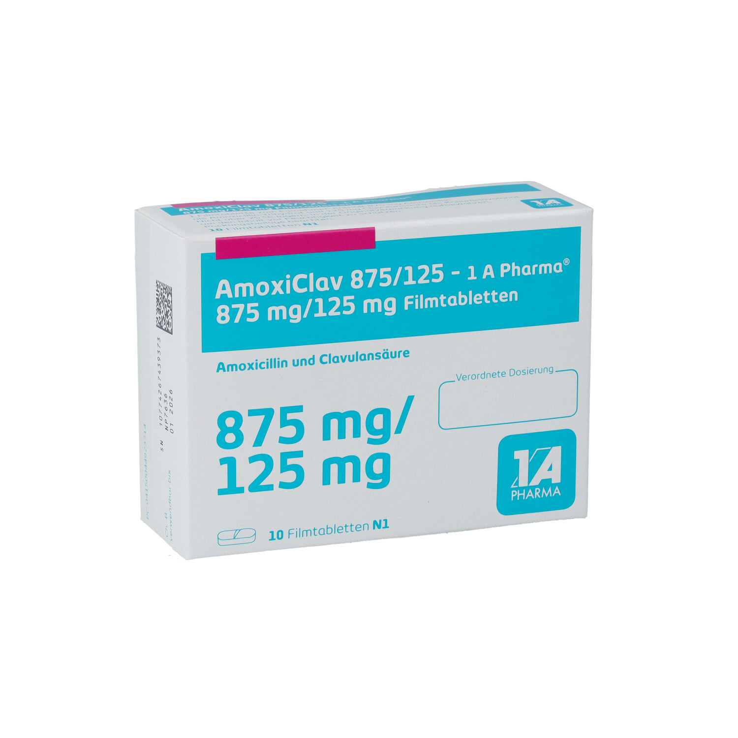 AMOXICLAV 875/125-1A Pharma Filmtabletten