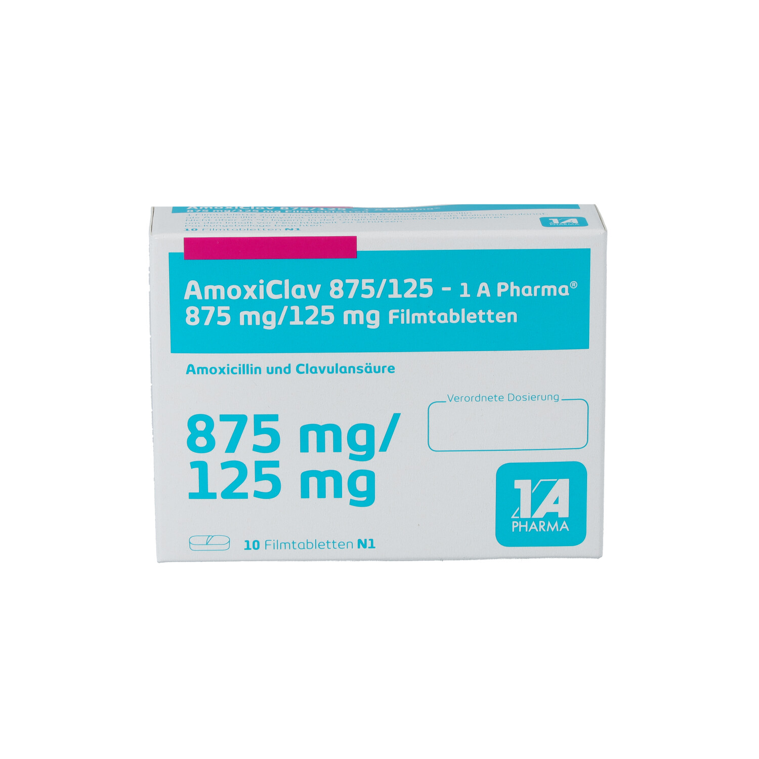 AMOXICLAV 875/125-1A Pharma Filmtabletten