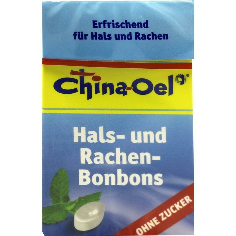CHINA ÖL Hals- u.Hustenbonbons o.Zucker