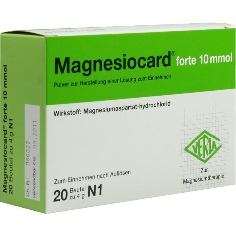 MAGNESIOCARD forte 10 mmol Plv.z.Her.e.Lsg.z.Einn.